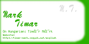 mark timar business card